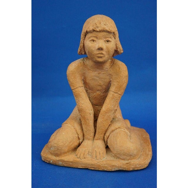 Terracotta Sculptures of Girls by Rosetta Calligaris, 1996, Set of 2 For Sale - Image 17 of 18