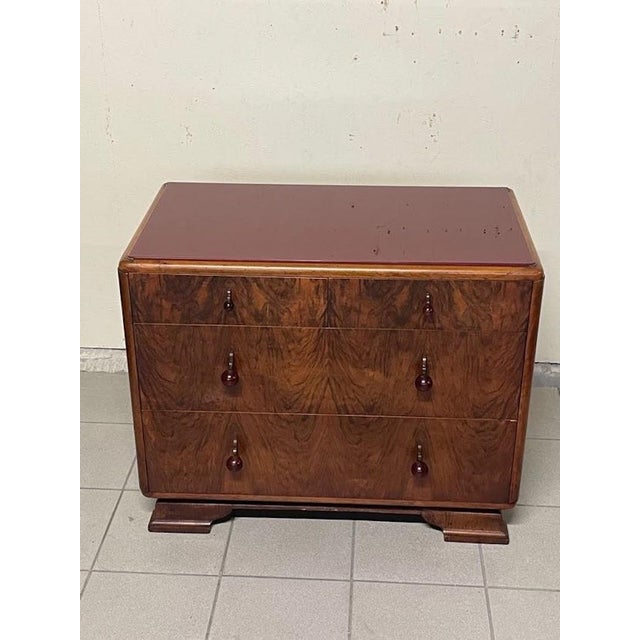 Metal Small Deco Chest of Drawers, 1930s For Sale - Image 7 of 18