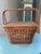 Step into the gilded romance of a 1920s Adirondack Great Camp. This spectacular, jumbo-format full-reed wicker hamper...
