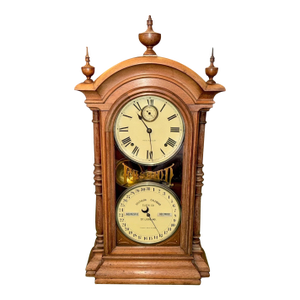 Antique Seth Thomas Double Dial Calendar Clock