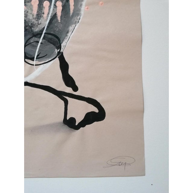 Early 21st Century Stefano Mazzolini, Chiesos, 2017, Acrylic on Paper For Sale - Image 5 of 18