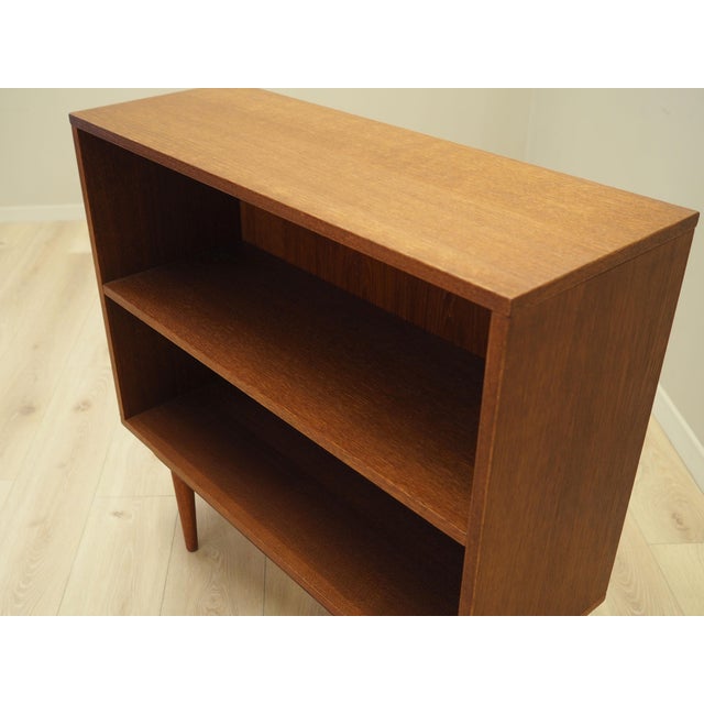 Orange Scandinavian Orange Oak Bookcase For Sale - Image 8 of 11