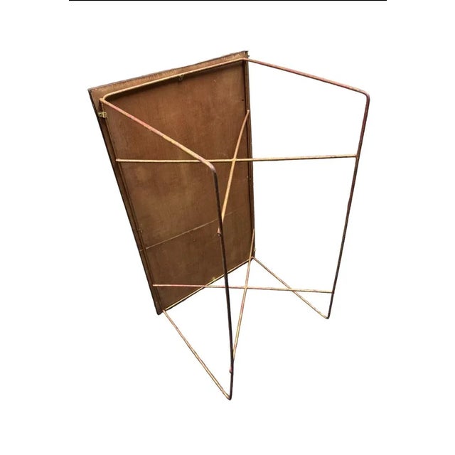 Mid 20th Century Vintage Gilt Metal Frame Rosewood Top Coffee Table For Sale - Image 4 of 4