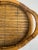 Camel Vintage Coastal Bamboo & Pencil Reed Rattan Double Handle Serving Tray in the Style of Gabriella Crespi For Sale - Image 8 of 12