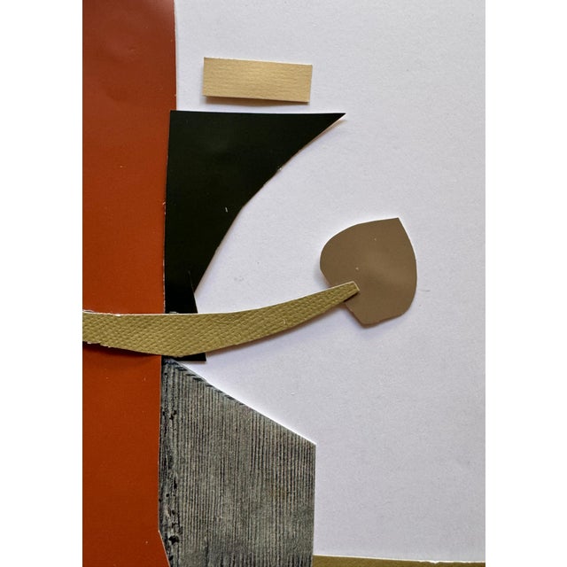 "Pop Music 19" Original Mixed-Media Collage on Paper by Zac Woodiel For Sale In Little Rock - Image 6 of 9