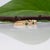 Metal Zambian Emerald Band Ring With Earth-Mined Diamond Accents: Solid 14k Gold, Size 6.75 For Sale - Image 7 of 9