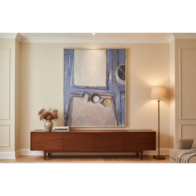 Monumental 1967 Paul Havas Original Oil – "Artist Studio Interior" For Sale - Image 16 of 16