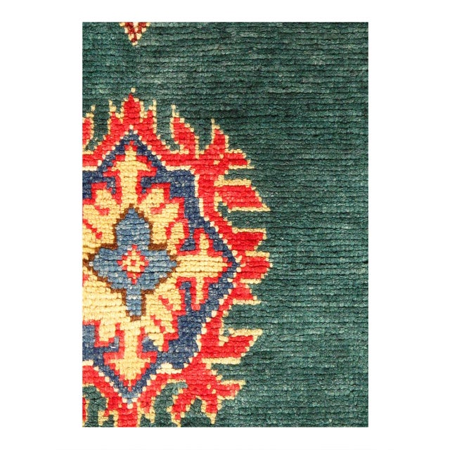 Kazak is a modern shape of old Caucasian rugs which strictly adheres to traditional design elements of the Caucasus. It...
