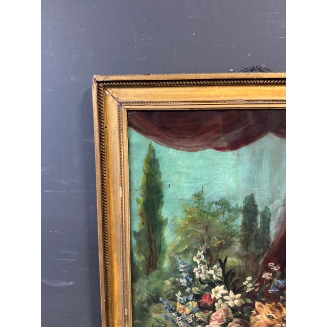 1940s Oil Painting Still Life - unsigned For Sale - Image 4 of 9