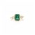 2.41 Ctw Natural Emerald Diamond Three Stone Engagement Ring Size 7 (All Sizes Available) For Sale - Image 4 of 8