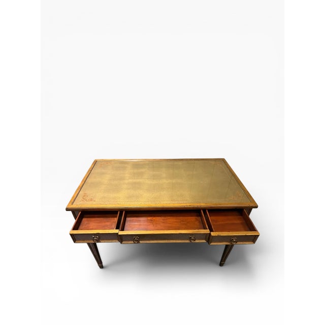 Theodore Alexander Italian-Inspired Distressed Gold Leaf Writing