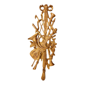 Late 19th Century Giltwood Trophy Wall Applique
