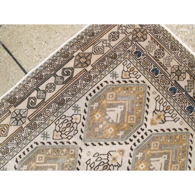 Mid 20th Century Galerie Shabab Collection Mid-20th Century Persian Afshar Accent Rug For Sale - Image 5 of 6