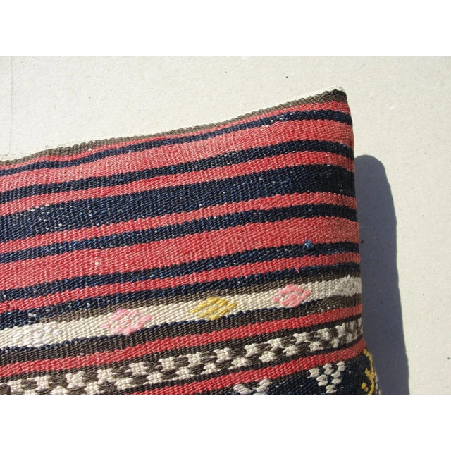 Art Deco Kilim Rug Pillow Cover For Sale - Image 3 of 6