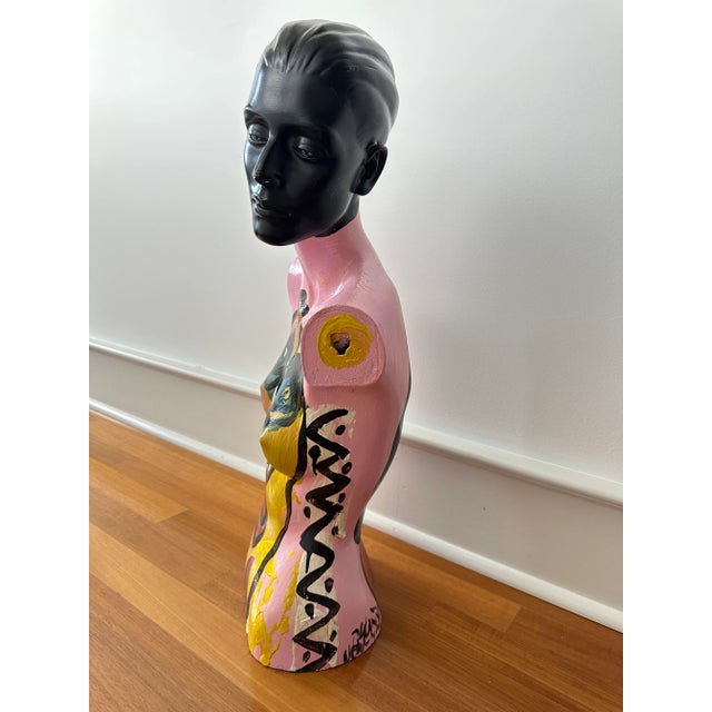 Peter Keil Original 1978 Painted Mannequin by Artist Peter Keil For Sale - Image 4 of 8