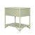 Wood Olympia One-Drawer Nightstand in Celery Green For Sale - Image 7 of 9