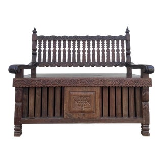 Spanish 19th Century Coop Bench For Sale
