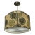 Lotus Blue Abba Double Light Pendant For Sale