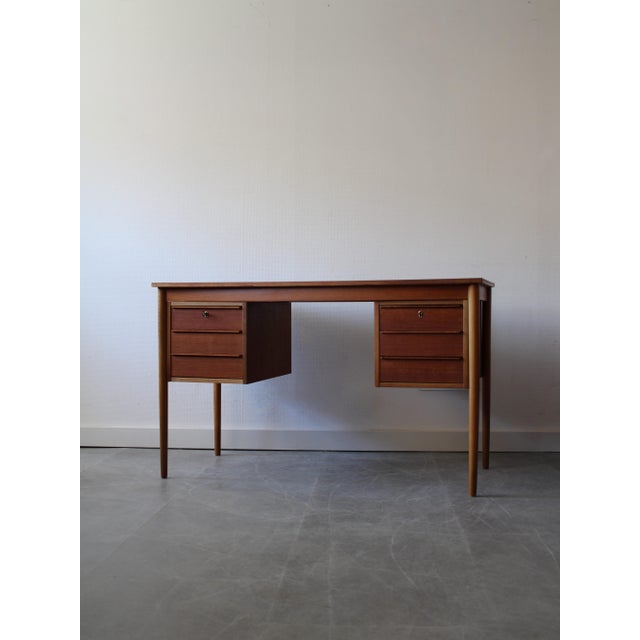Vintage Danish Desk in Teak, 1960s For Sale - Image 9 of 9