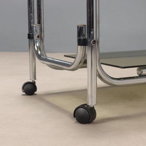 Vintage Silver Bar Cart, 1970s For Sale - Image 5 of 10