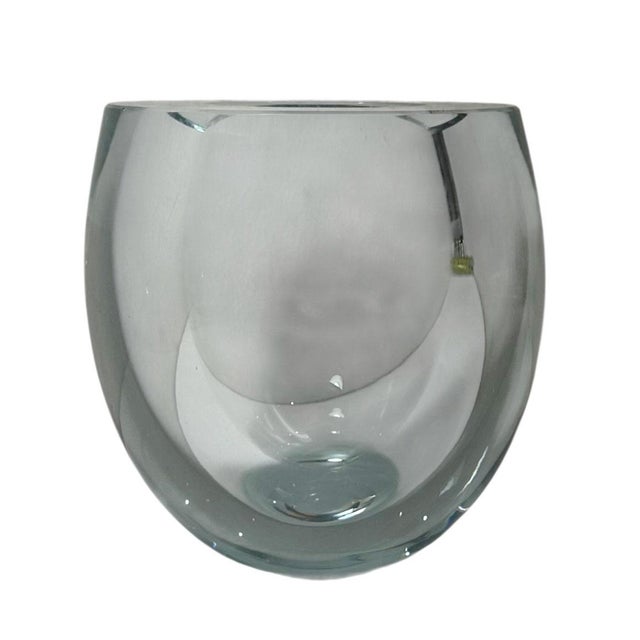 1950s Swedish Glass Vase For Sale - Image 4 of 5