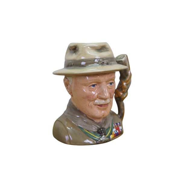 1990s English Royal Doulton Lord Baden-Powell Boy Scout Founder Toby ...