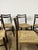 Italian Chairs in Teak Wood and Straw, 1960s, Set of 6 For Sale - Image 6 of 9