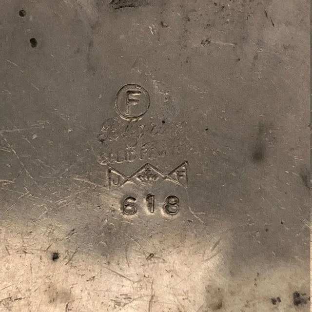 Mid 20th Century Solid Pewter Mid Century Trinket Candy Bowl For Sale - Image 10 of 10