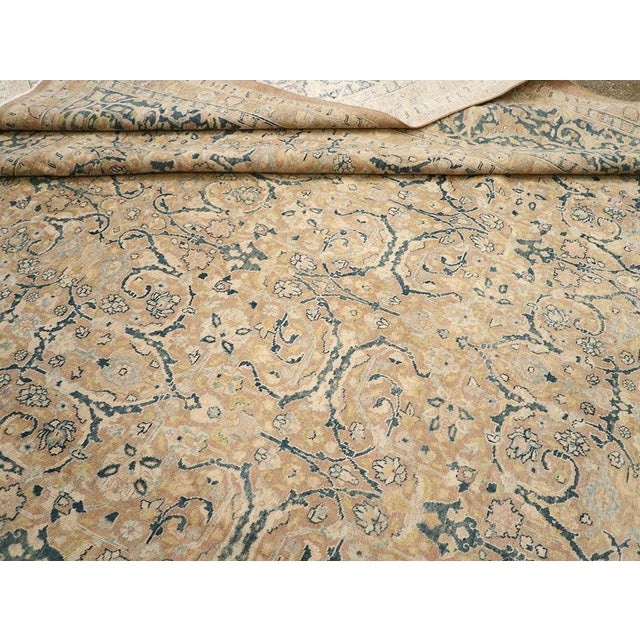 Galerie Shabab Collection Early 20th Century Persian Tabriz Carpet For Sale - Image 10 of 10