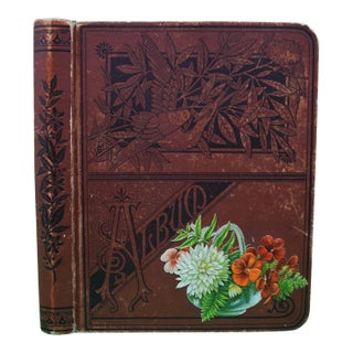 Mid 20th Century Victorian Calling Card Album For Sale