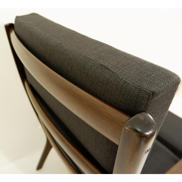 Set of Senator Hijack Lounge Chair and Ottoman by Ole Wanscher for Cado For Sale - Image 3 of 8