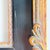 Vintage Carved Gilt & Black Picture Frame, Dark Antique Gold Finish, Fits 8x10 For Sale In Chicago - Image 6 of 6