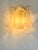 Glass Contemporary Modern Sanded Champagne "Rondini" Murano Wall Sconces- Set of 3 For Sale - Image 7 of 9