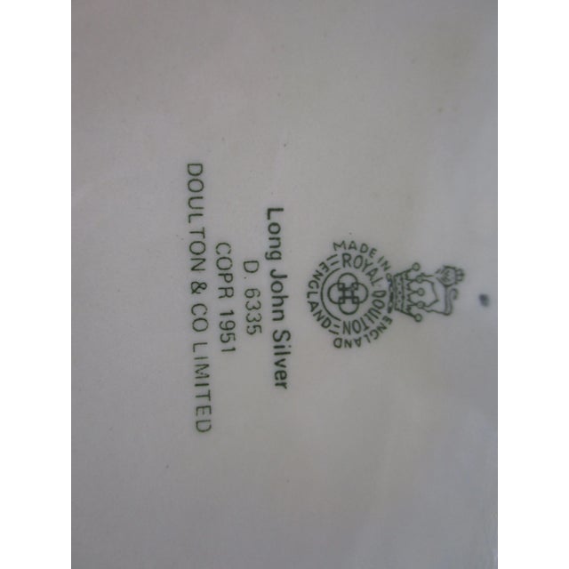 Ceramic 1951 Vintage Royal Doulton Long John Silver Character Toby Jug For Sale - Image 7 of 8