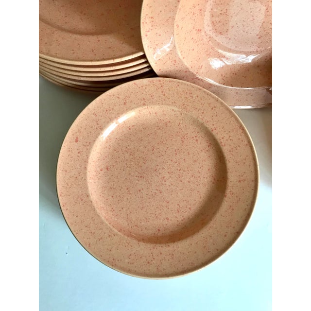 Contemporary 1990s Post Modern Mikasa "Ultrastone Melon" Set of 36 Dishes For Sale - Image 3 of 8