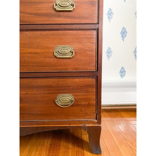 Antique Early 1800s Southern Neoclassical Mahogany Chest of Drawers For Sale In Richmond - Image 6 of 17
