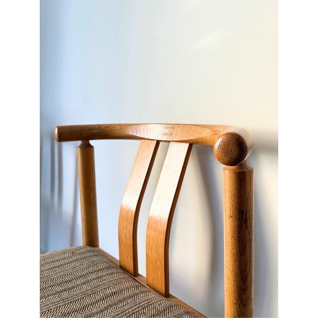 Wood Vintage Danish Directional Dining Chairs by Hans Jorgen Frydendal, 1970s, Set of 4 For Sale - Image 7 of 13