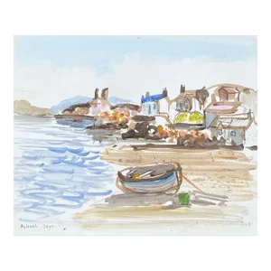 Fred Atkinson Kyleakin Isle of Skye Watercolor