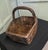 Antique French Wicker Flower and Fruit Basket, 1900 For Sale - Image 3 of 7
