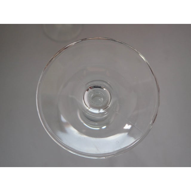 1970s Schott Zwiesel Crystal Martini Glasses- A Pair For Sale - Image 5 of 5