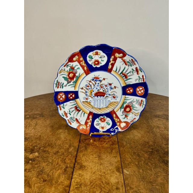 Antique Japanese Imari Plates, 1900, Set of 2 For Sale - Image 3 of 7
