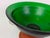 Forest Green Mid-Century Modern Emerald Green Frosted Glass and Terracota Pedestal Bowl, 1950s For Sale - Image 8 of 13