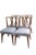 Charak Modern 1950s Attributed to Tommi Parzinger for Charak Modern X-Back Mahogany Dining Chairs, Set of 6 For Sale - Image 4 of 6