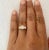 1.22 Carat Three-Stone Diamond 14 Karat Yellow Gold Engagement Ring, Size 7 For Sale In Los Angeles - Image 6 of 10