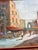 Mid 20th Century 'Virgili' Signed "Italian Street Market" Oil Painting on Canvas For Sale - Image 4 of 10