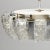 Mid-Century Modern Kalmar Mid-Century Icicle Glass Flush Mount Light Fixture For Sale - Image 3 of 9