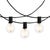 Spritely Home Jenica, 25 Light, 300" Outdoor String Light, Black For Sale - Image 4 of 5