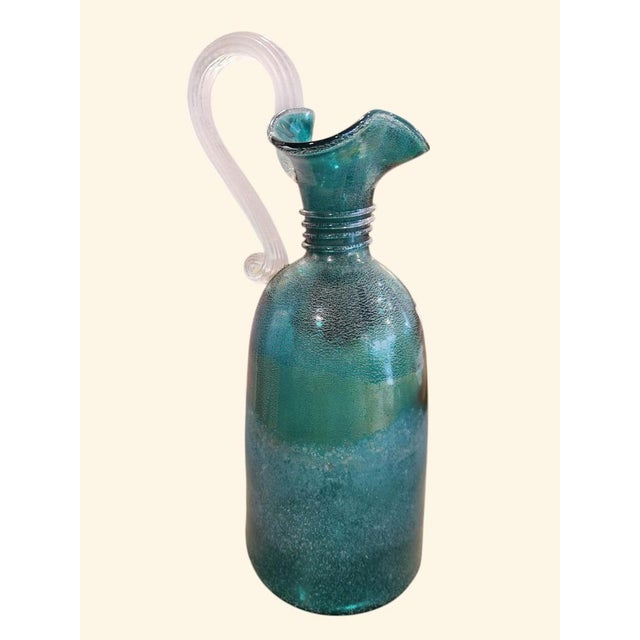 Green Murano Vase, 1990s For Sale - Image 6 of 6