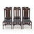 6 chairs model ‘Ingram’ produced by Cassina in the 80s designed by Charles Rennie Mackintosh. Model with medium backrest,...