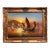 Late 20th Century Stunning Oil Painting on Canvas, Seascape, Sailing Ships at Sunset, Framed For Sale